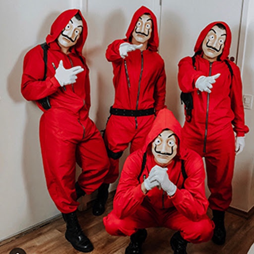 Bộ đồ Money Heist cosplay Halloween phiên bản mới, thiết kế giống phim 100% đủ size người lớn và trẻ em | BigBuy360 - bigbuy360.vn