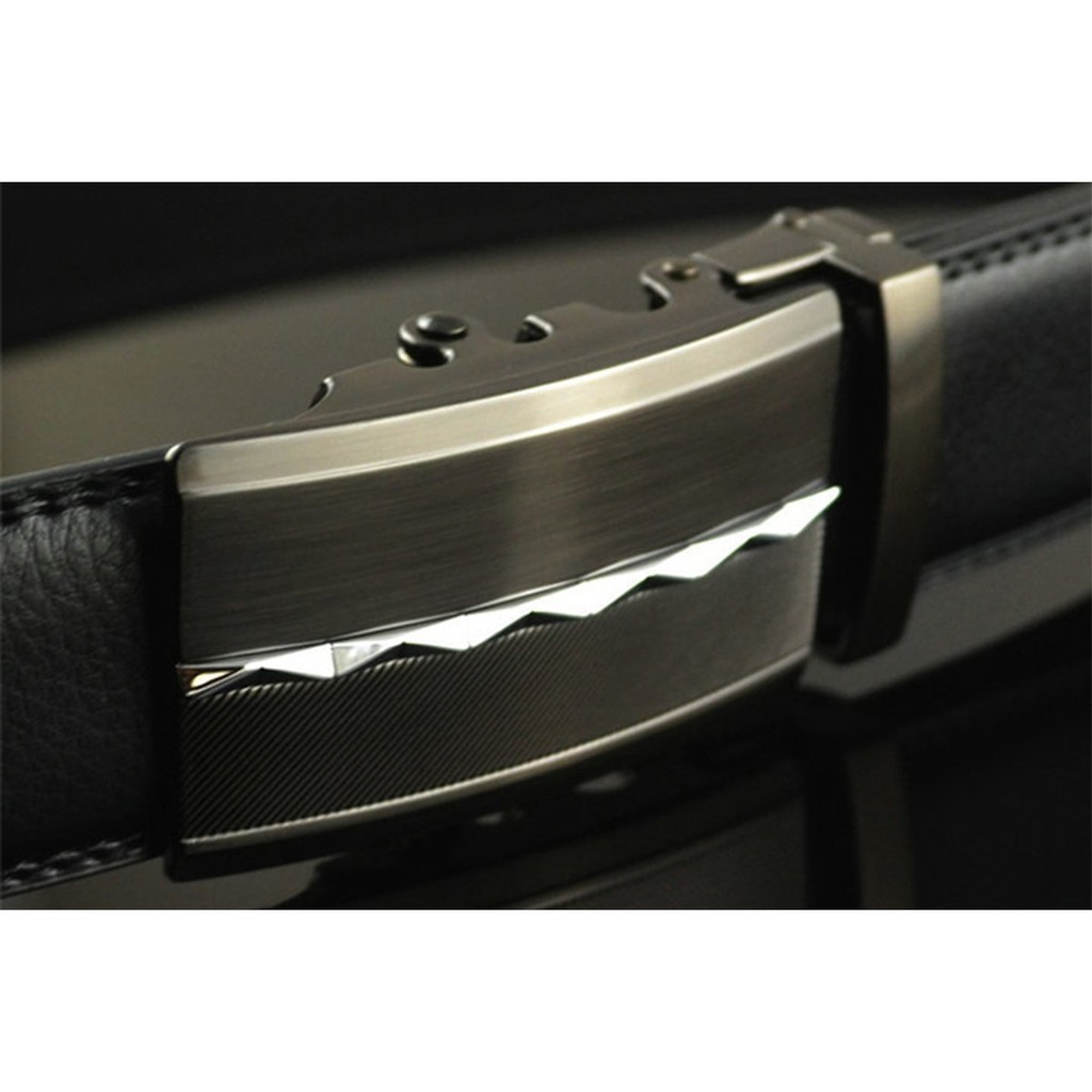 Thắt lưng nam cao cấp - Khóa tự động - tặng vòng tay phong thủy