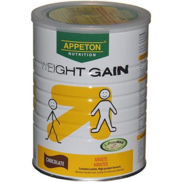 Sữa tăng cân Appeton Weight Gain vị choco (Hộp 450gr)