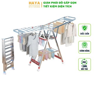 Giàn Phơi Quần Áo Thông Minh A-clothes, Giá Treo Đồ Đa Năng Bằng Inox Có Thể Gấp Gọn