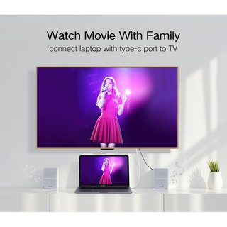 Cáp USB Type-C ra HDMI 4K*60Hz Cao Cấp NYT Đen Trắng Nhôm Premium