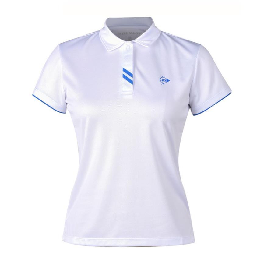 Áo Polo nữ thể thao Dunlop - DABAS9106-2C áo cầu lông tennis nữ chính hãng Dunlop - thương hiệu từ Anh Quốc !