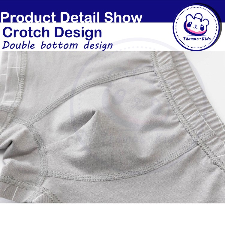 Quần lót Boxer Cotton thoáng khí họa tiết hoạt hình dễ thương cho bé trai 3-12 tuổi