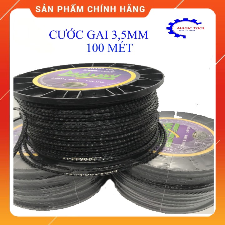 Dây cước Cắt Cỏ Gai Đen 3,5 ly - Cước Cắt Đập Cỏ Xịn
