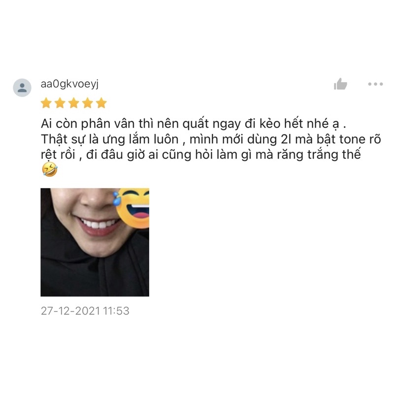 Máy làm trắng răng CONG FANSDR, tẩy trắng răng tại nhà hiệu quả, không ê buốt