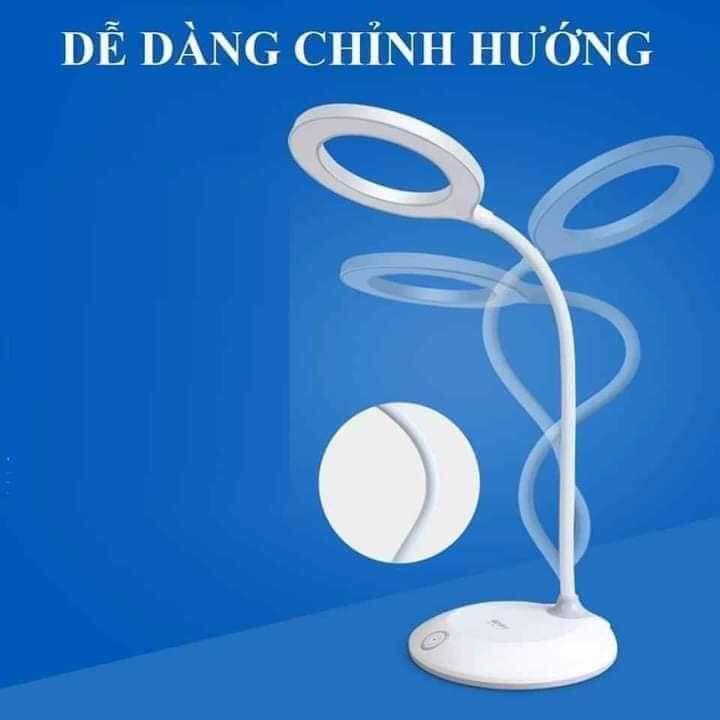 Đèn học ông tây chống cận 2 chế độ KM 6702 - Đèn học để bàn - Đèn học chống cận