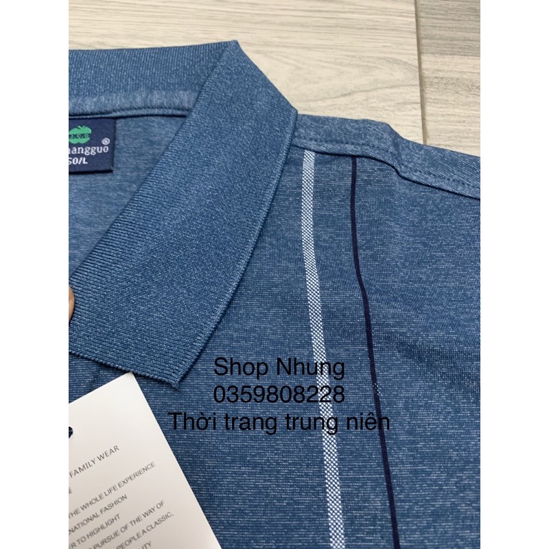 Áo thun dài tay nam trung niên trung tuổi chất đep cưc mát ( size từ 48kg đến 80kg) | BigBuy360 - bigbuy360.vn