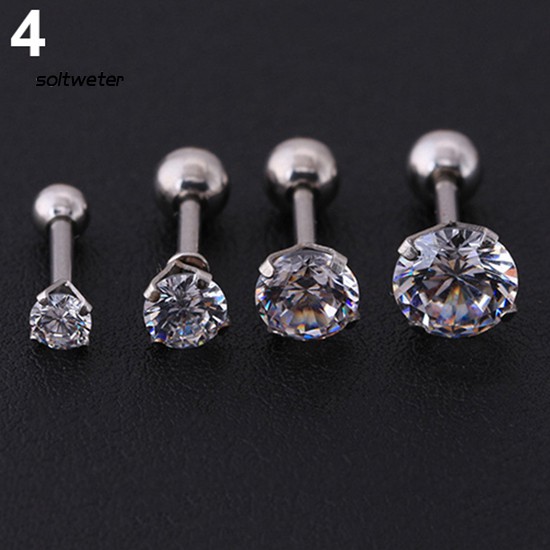 Khuyên Tai Đính Đá Thời Trang Cá Tính Dành Cho Cả Nam Và Nữ