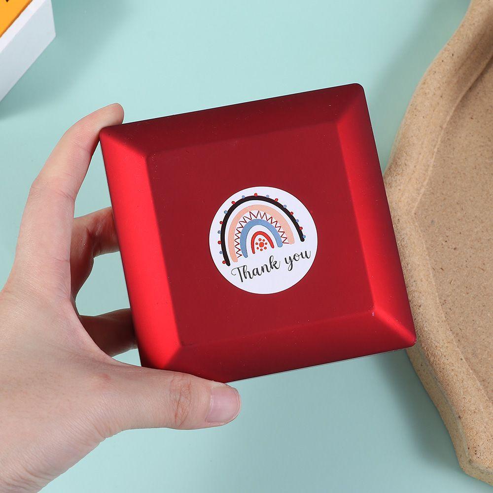 Cuộn 500 Nhãn Dán 1.5inch In Chữ Thank You Dùng Để Trang Trí Quà Tặng