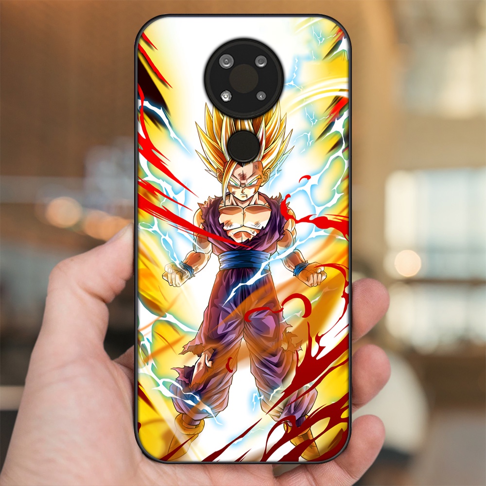 Ốp lưng Nokia 3.4 viền đen in hình Gohan Dragon Ball