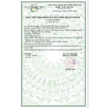 Viên Uống Bổ Gan Và Thải Độc Gan SWISS LIVER DETOX Úc 60,120 , 200 viên