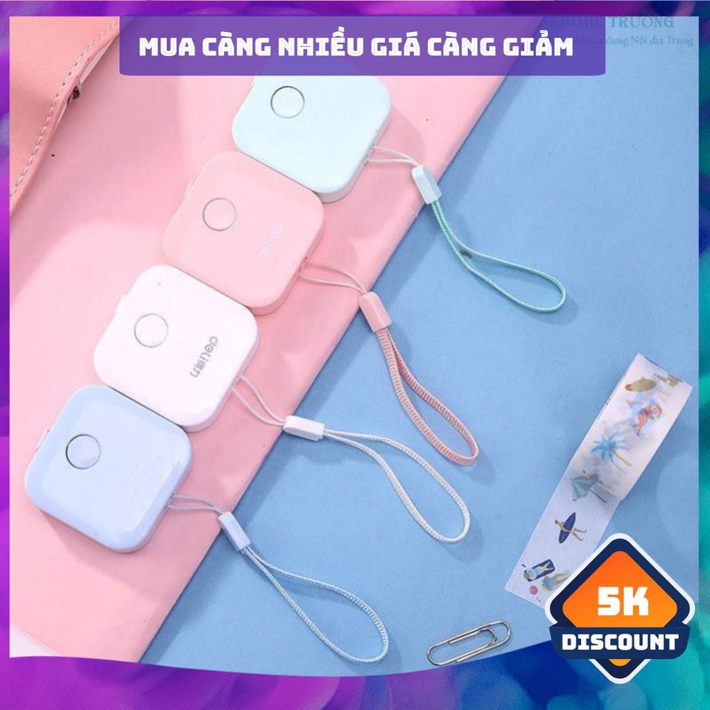 [GIẢM 5K] [MÃ GIẢM KIMFAM5] Cuộn thước đo 1.5m màu kẹo