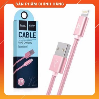 Cáp sạc Iphone Hoco X2  Lightning  dài 2M / 1M - Dây Sạc Điện Thoại Chính Hãng Cho  Iphone, Ipad - Quấn Dù Siêu Bền X2L