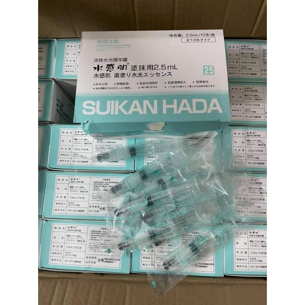 Serum Cô Đặc Căng Bóng Da HA+Collagen +Nhau thai Suikan hada ( nhật bản )