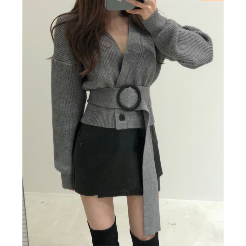 Áo khoác cardigan thiết kế cổ tim đáng yêu cho phái nữ | BigBuy360 - bigbuy360.vn