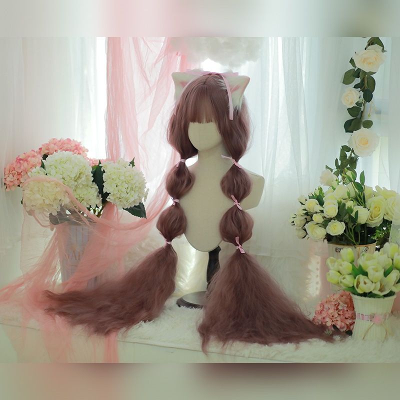 Tóc giả wig lolita Ochanomizu 120cm gợn sóng cổ tích 5 màu