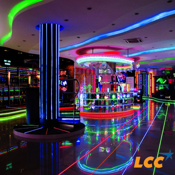 Dây đèn led trang trí led đôi 2835-  Màu trắng- vàng- Xanh Dương Dây led trang quấn cây, hắt trần