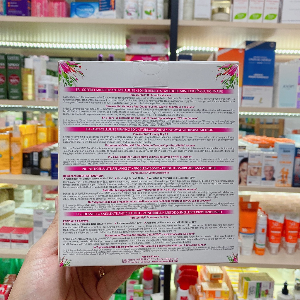 Set săn chắc da Puressentiel coffret minceur anti-celluli
