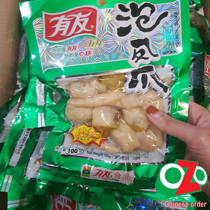 CHÂN GÀ CAY YUYU GÓI 100G, 180G