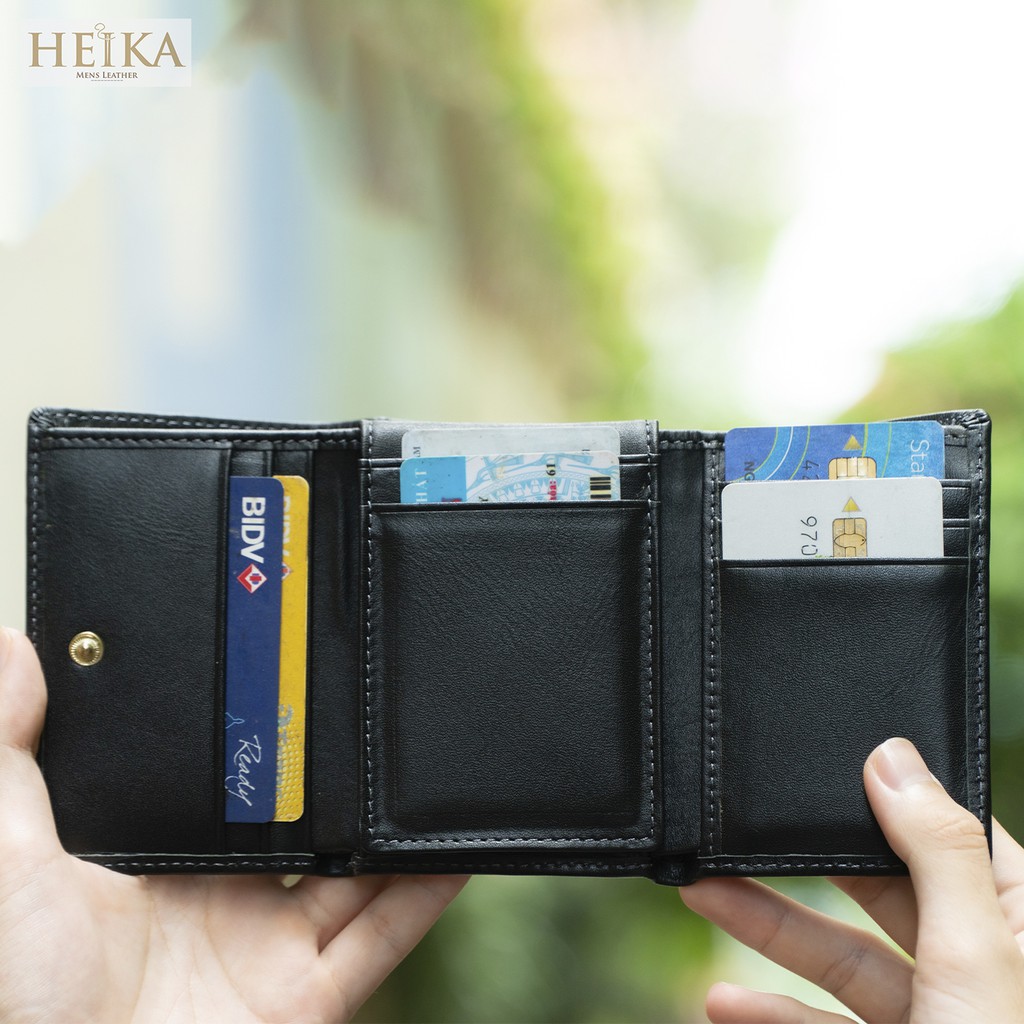 Ví/Bóp Carino da bò phiên bản đặc biệt VD32-Tặng kèm lót giày da