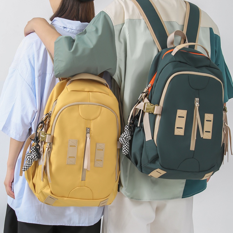 Ba lô PRETTYZYS phong cách ulzzang sức chứa lớn 15.6 inch cho học sinh sinh viên