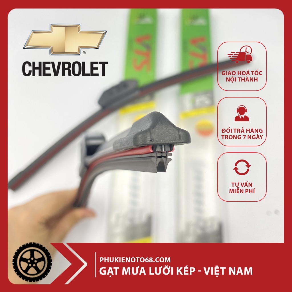 Gạt mưa lưỡi kép, Gạt mưa oto, Gạt mưa xe hơi Chevrolet Trailblazer, Colorado, CAPTIVA, AVEO, CRUZE, SPARK,...