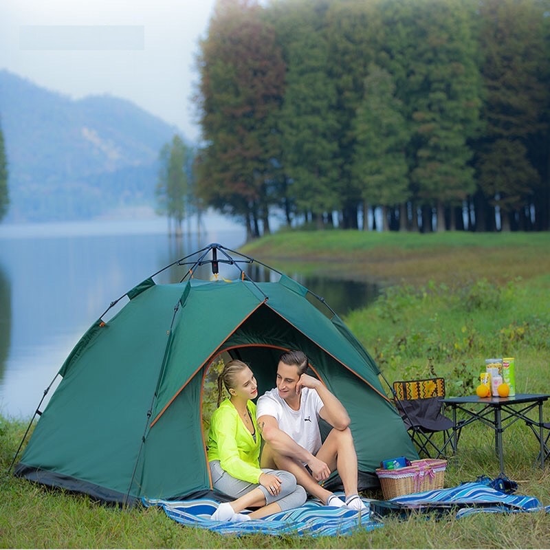 lều dã ngoại 4 người  tự bung- lều cắm trại- lều picnic