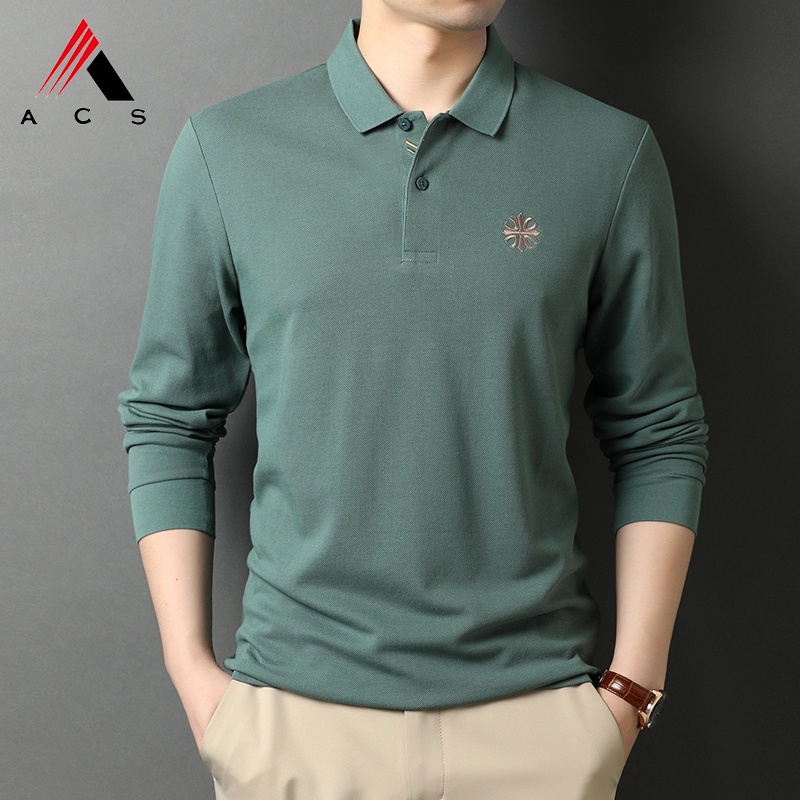 Áo thun polo nam tay dài thời trang