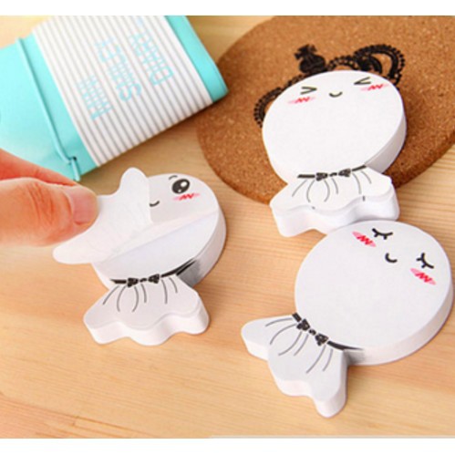 Giấy note búp bê cầu mưa nắng 6,5*4,8cm 🍉Duashop🍉