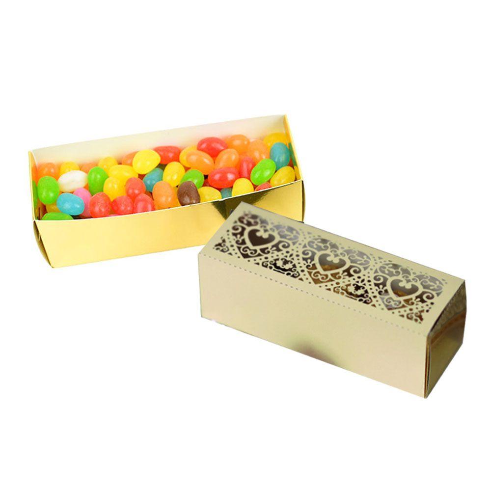 Set 10 Hộp Đựng Kẹo Hình Trái Tim Nhiều Màu