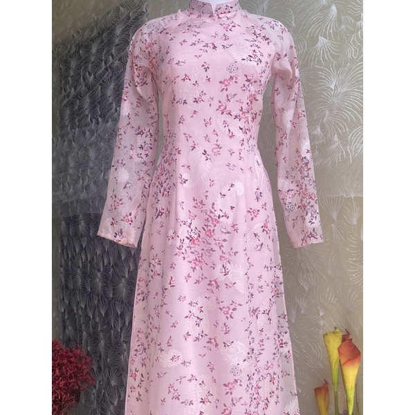 ÁO DÀI VOAN ÉP CAP CẤP 4 TÀ