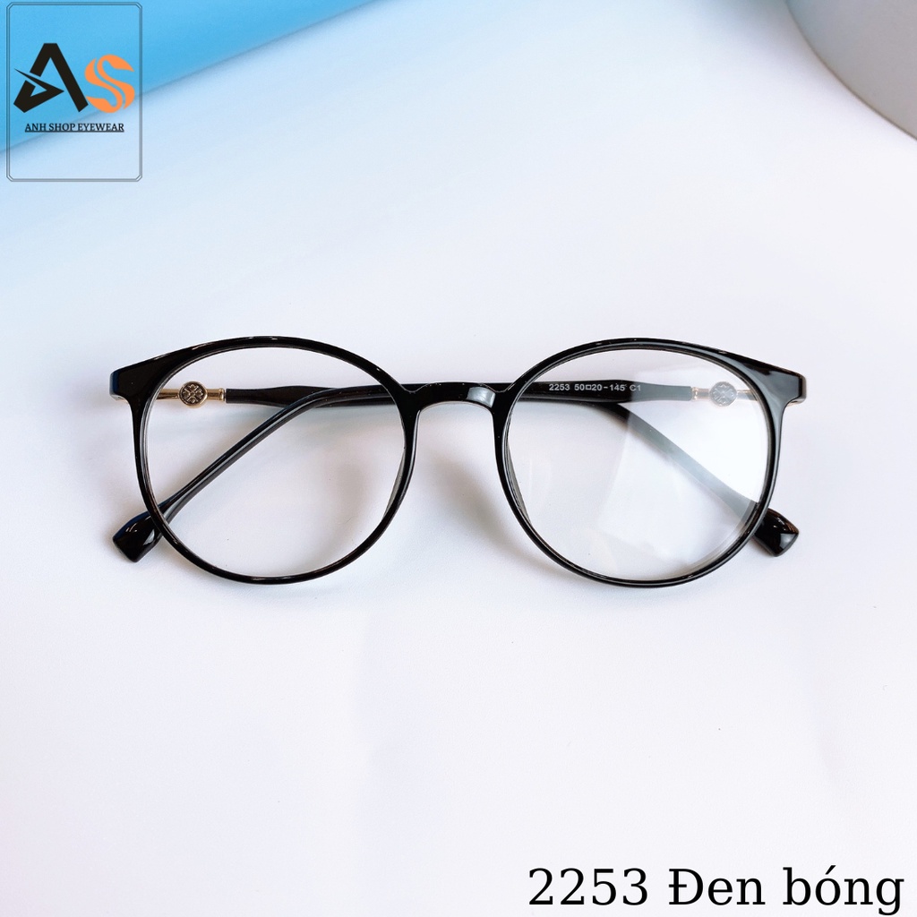 Gọng kính tròn mắt nhỏ thời trang nữ 2253A