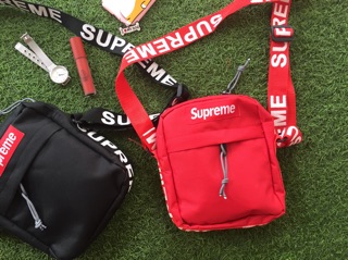 Túi hộp supreme đỏ/đen