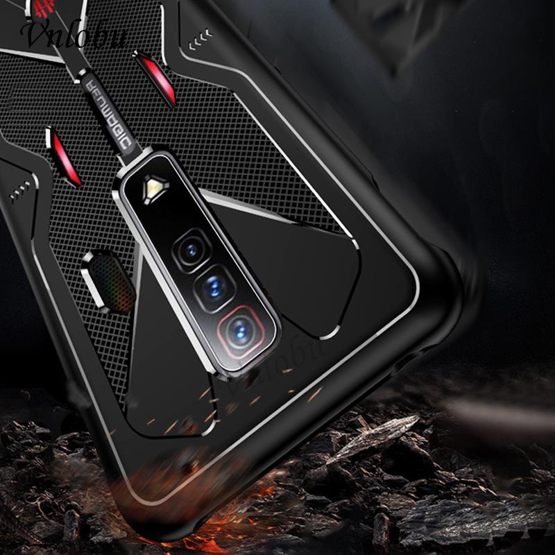ZTE nubia Play Red Magic 6 6S 7 Pro Luxury Shockproof Armor Case RedMagic 5G 5S 3 3S Soft TPU Silicone Full Phone Protective Matte Back Cover
