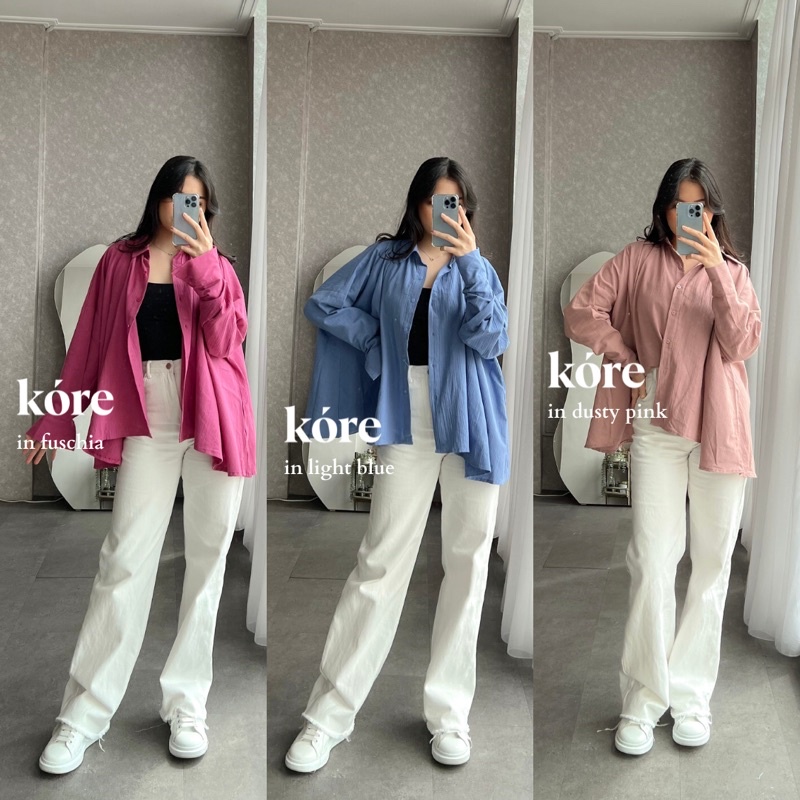 Áo Nora | Áo Sơ Mi Oversize (Mẫu Cánh Dơi) Áo Sơ Mi Trơn Kết Cấu Vải Lanh Nhăn Cho Nữ | Ngoại Cỡ LD125 Đủ Kích Thước Vừa Vặn Với XL