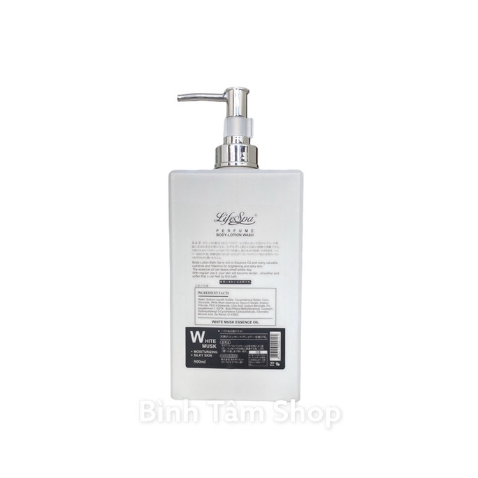 Sữa Tắm Hương Nước Hoa Body-Lotion Wash LifeSpa 800ml
