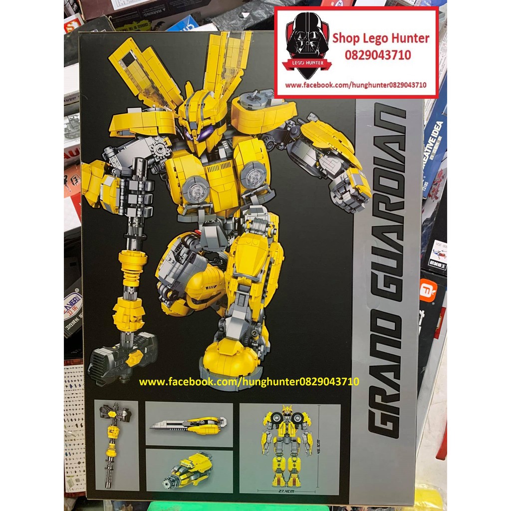 773 Transformer : Robot Bumbble Bee bộ đồ chơi lắp ráp mô hình người máy biến hình Ong vàng 3579 chi tiết