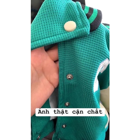 Áo boomber thu đông cho bé