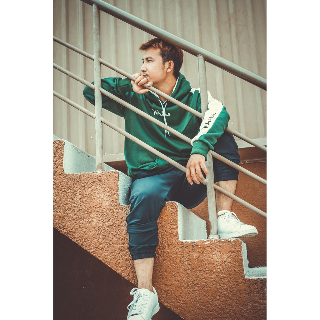 Áo khoác nam hoodie nỉ phối sọc tay đẹp 2018 | BigBuy360 - bigbuy360.vn