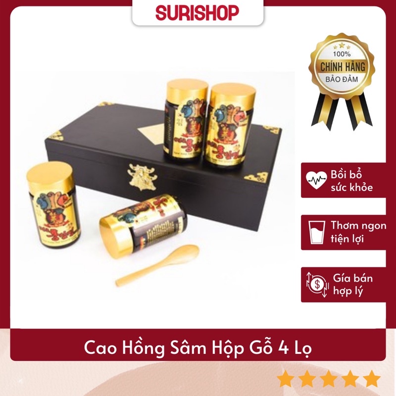 Cao Hồng Sâm Hộp Gỗ Kanghwa