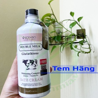 Sữa Tắm Trắng Da Beauty Buffet Scentio Double Milk Triple White 350ml Cấp Ẩm Tái Tạo Da [NHẬP KHẨU CHÍNH HÃNG]