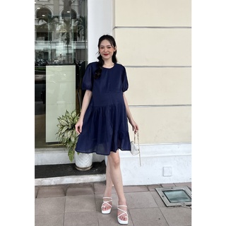 Đầm Bầu suông gọn dáng