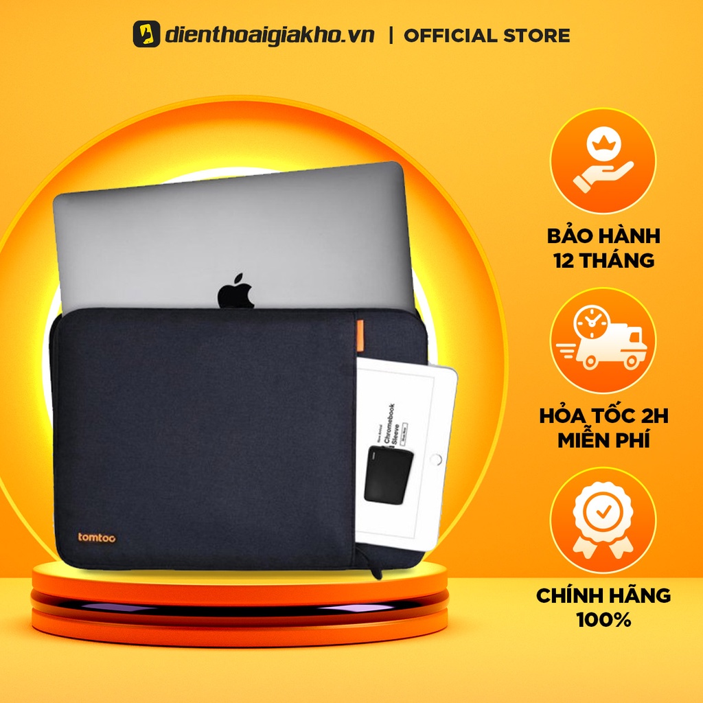 Túi Chống Sốc Tomtoc 360° Protective For Macbook Air/Pro 13 inch - 2 Màu