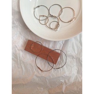 Khuyên hoop mảnh basic