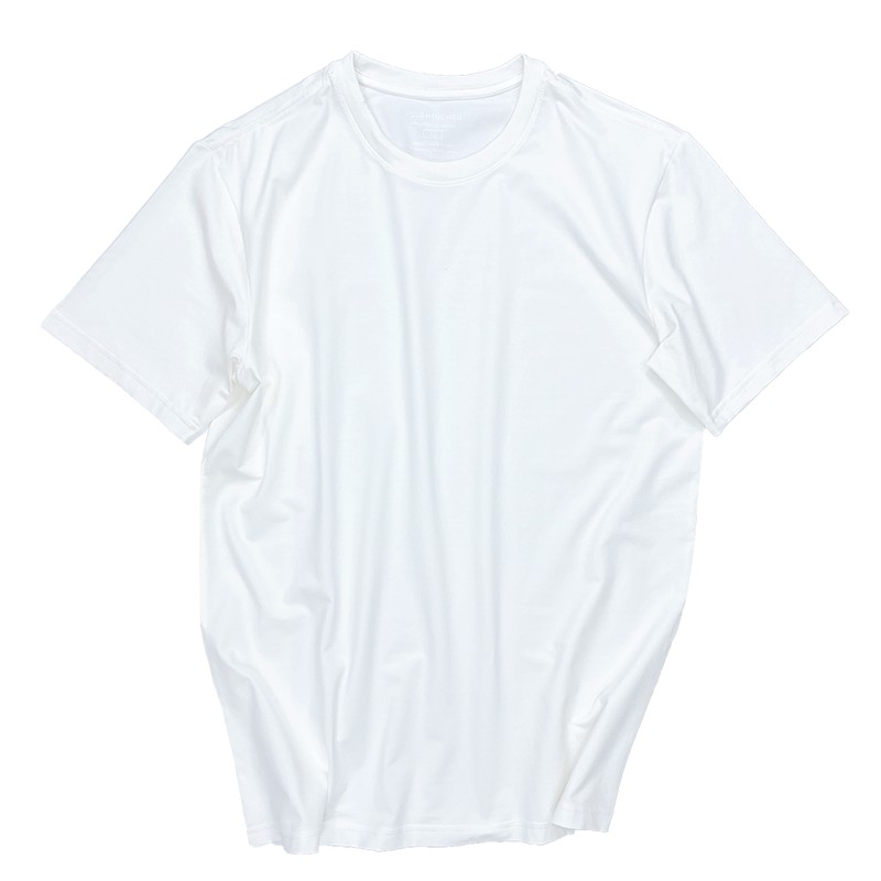 Áo thun nam đẹp cổ tròn vải Cotton 100% co giãn 4 chiều, dày dặn, form Slim fit tôn dáng, có size 95kg - POLO HΛNGHIEU | BigBuy360 - bigbuy360.vn