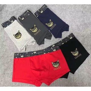Gucci Quần Lót Boxer Chất Liệu Cotton Thoáng Mát Thời Trang Cho Nam 360 Ng5478