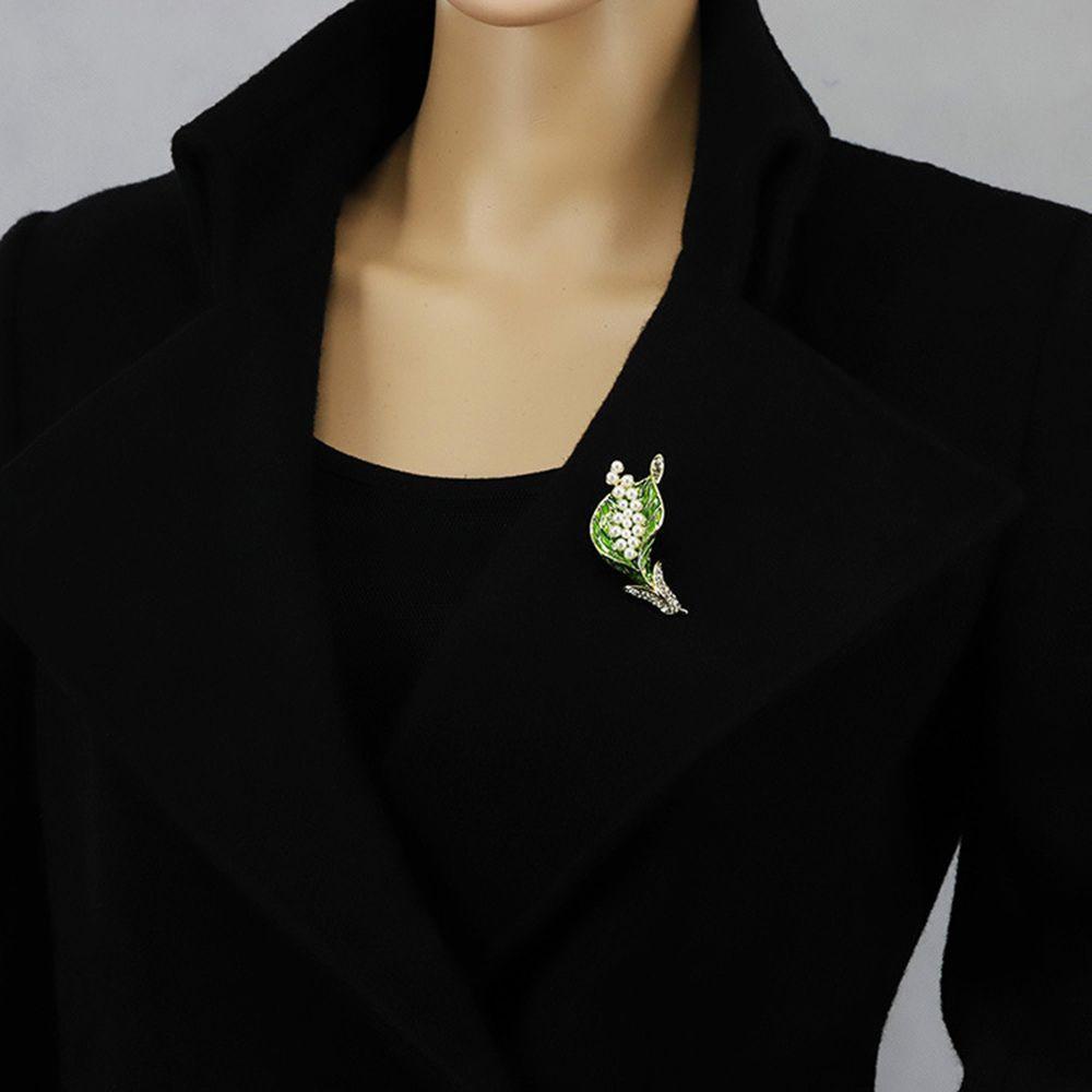 JARRED Trâm Cài Áo Hình Lá Cây Phong Cách Vintage