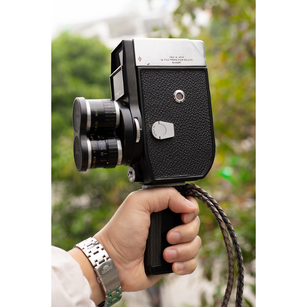 HIẾM - Máy quay film cổ Fujica 8 T3 tặng kèm bao da cực vintage