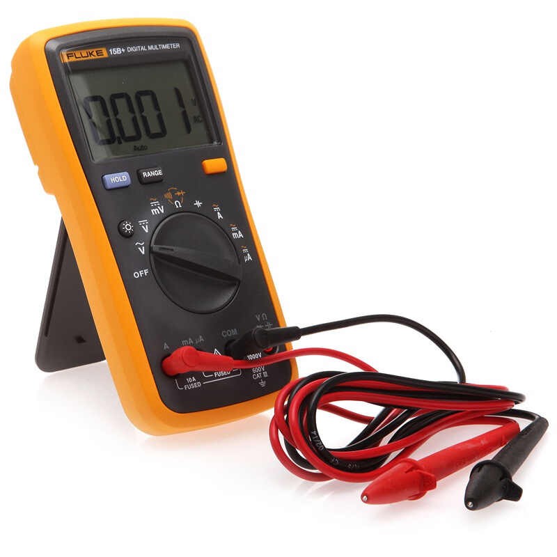 Đồng hồ vạn năng Fluke 15B+ chuẩn sịn, dây đo chuẩn hãng