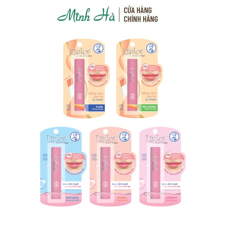 Son dưỡng có màu Lipice Sheer Color Moist Shield